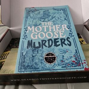 The Mother Goose Murders Board Game - Blue -